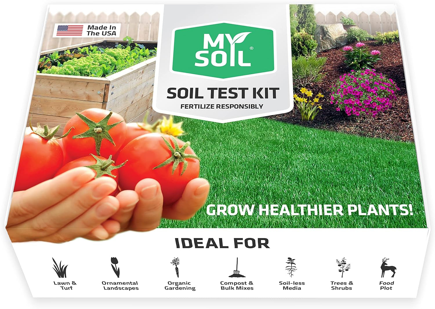 MySoil Test Kit – Complete Nutrient & pH Analysis for Lawn & Garden