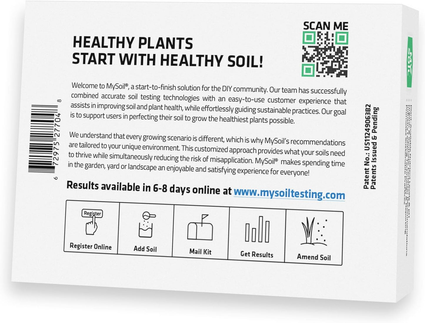 MySoil Test Kit – Complete Nutrient & pH Analysis for Lawn & Garden