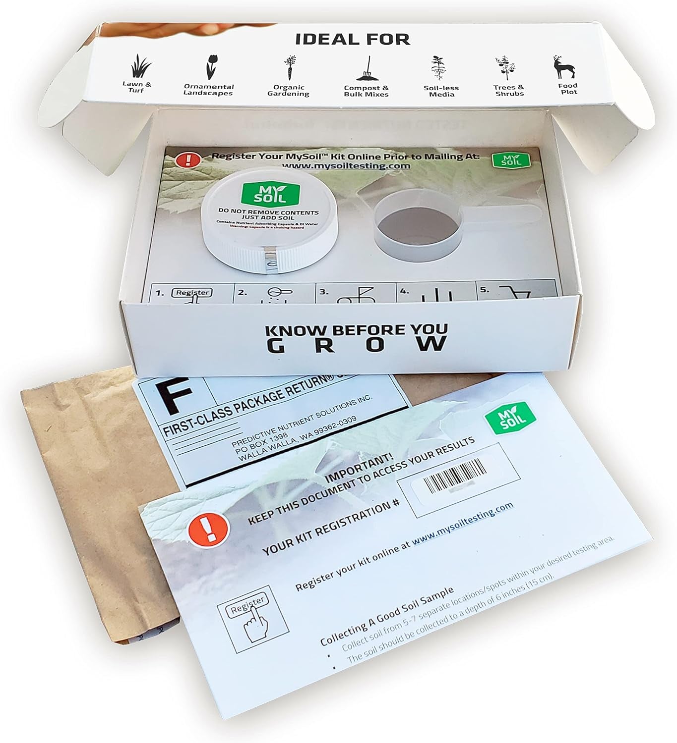 MySoil Test Kit – Complete Nutrient & pH Analysis for Lawn & Garden