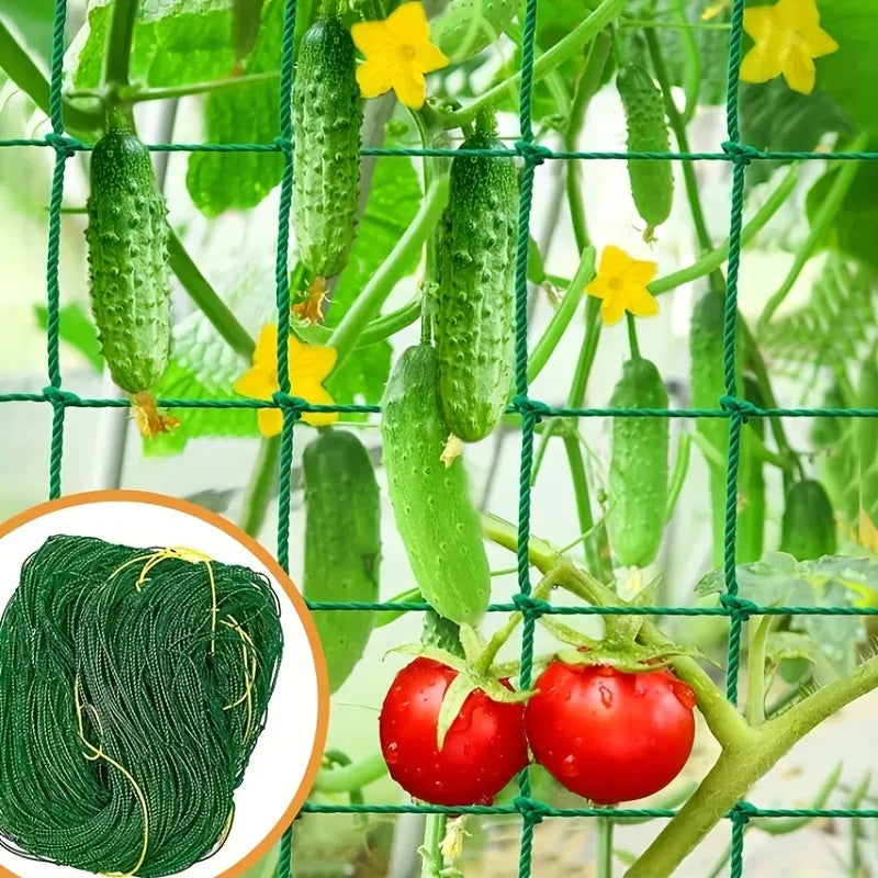 Heavy-Duty Garden Trellis Net – Strong Support for Climbing Plants & Veggies