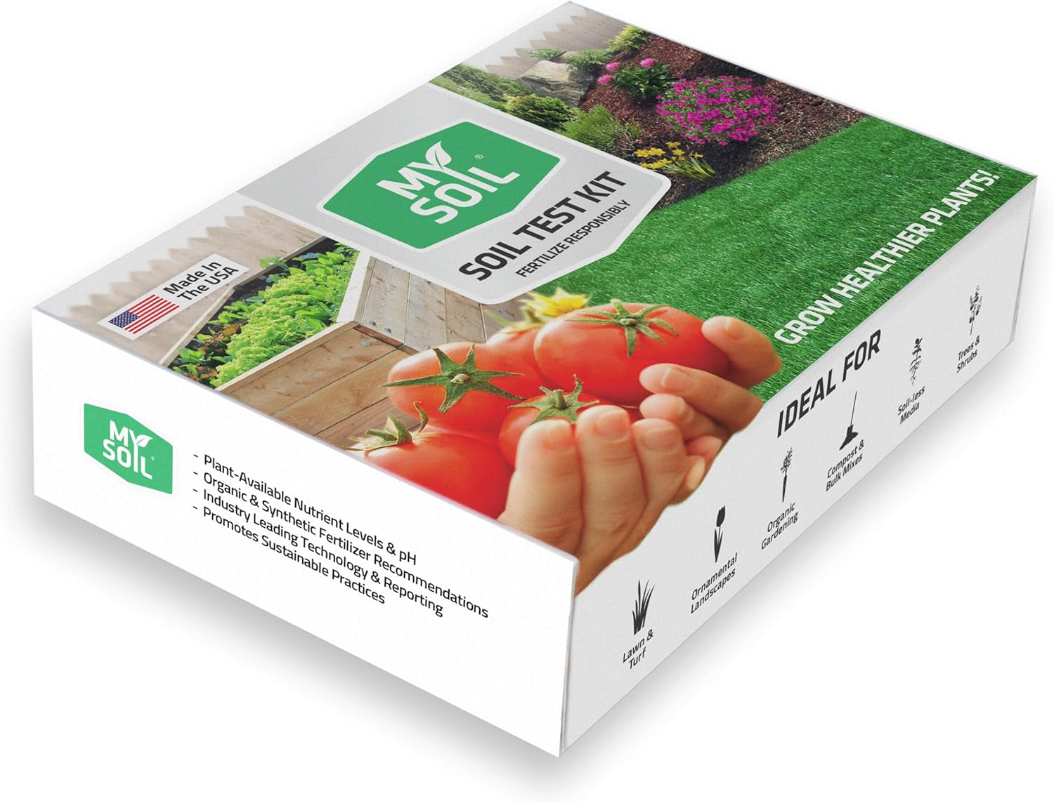 MySoil Test Kit – Complete Nutrient & pH Analysis for Lawn & Garden