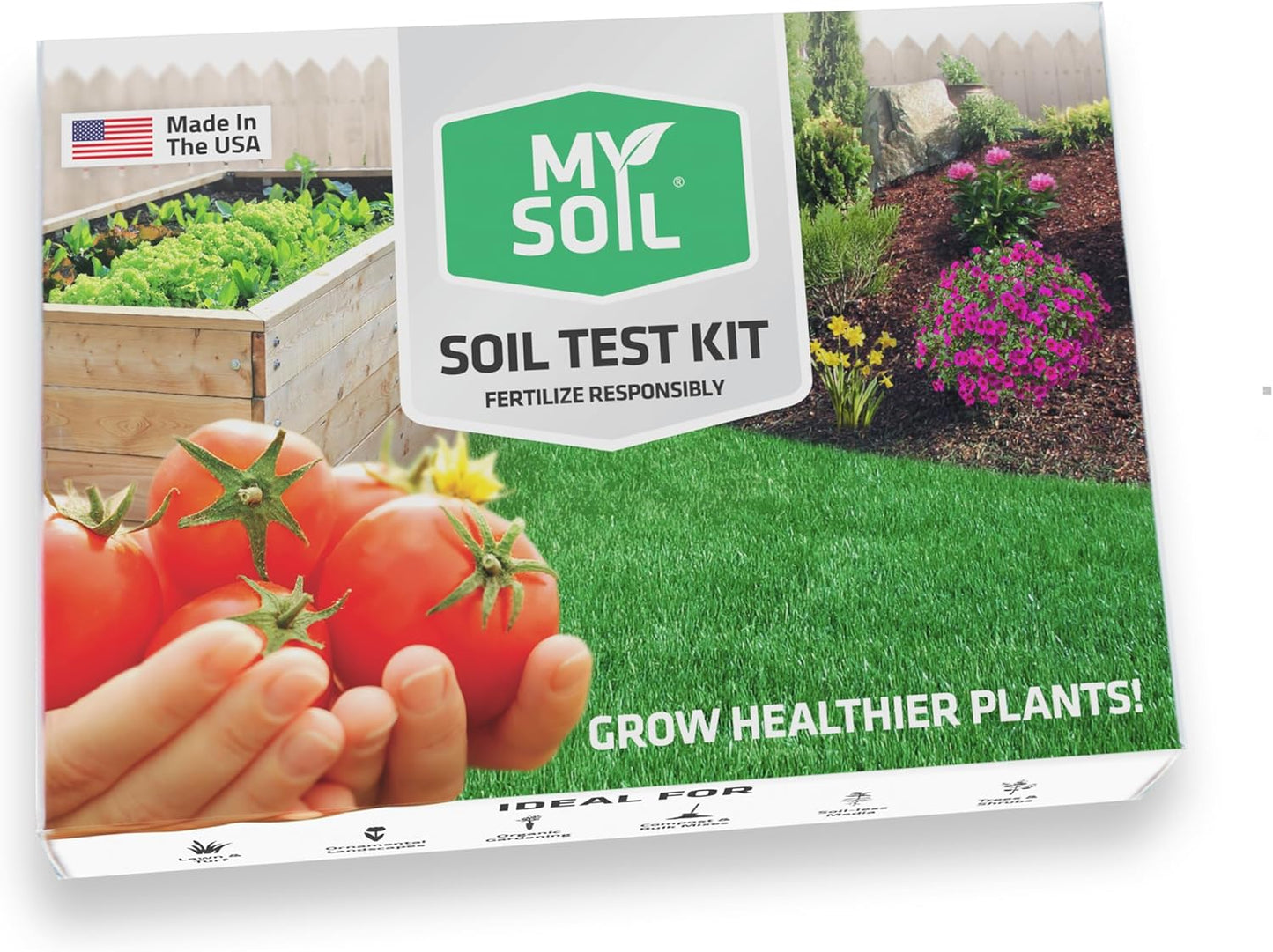 MySoil Test Kit – Complete Nutrient & pH Analysis for Lawn & Garden